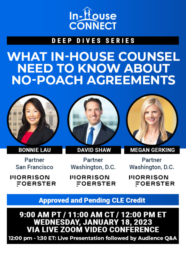 What InHouse Counsel Need to Know About NoPoach Agreements InHouse
