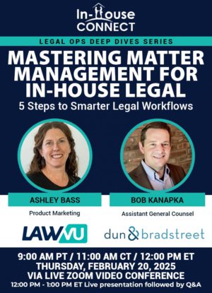 Mastering Matter Management for In-House Legal: 5 Steps to  Smarter Legal Workflows