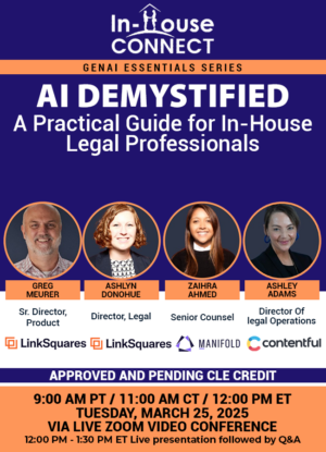AI Demystified: A Practical Guide for In-House Legal Professionals