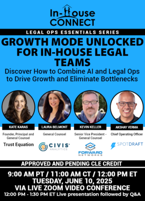 Growth Mode Unlocked for In-House Legal Teams: Discover How to Combine AI and Legal Ops to Drive Growth and Eliminate Bottlenecks