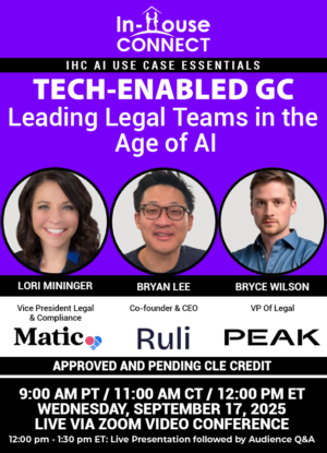 Tech-Enabled GC: Leading Legal Teams in the Age of AI