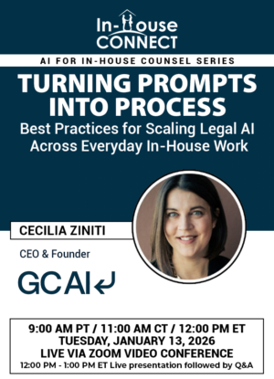Turning Prompts into Process: Best Practices for Scaling Legal AI Across Everyday In-House Work