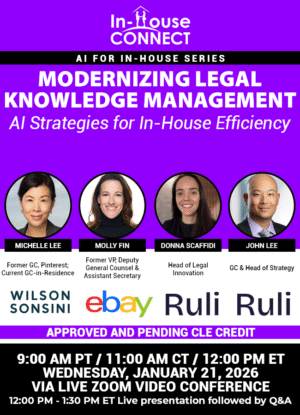 Modernizing Legal Knowledge Management: AI Strategies for In-House Efficiency