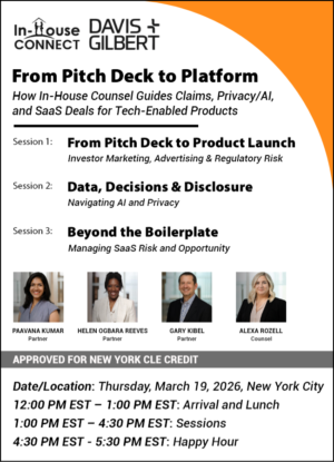 From Pitch Deck to Platform: How In-House Counsel Guides Claims, Privacy/AI, and SaaS Deals for Tech-Enabled Products