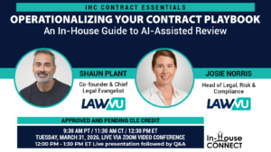 Operationalizing Your Contract Playbook: An In-House Guide to AI-Assisted Review